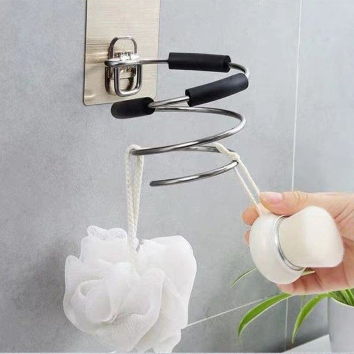 Stainless Steel Hair Dryer & Straightener Holder | Salon Organizer