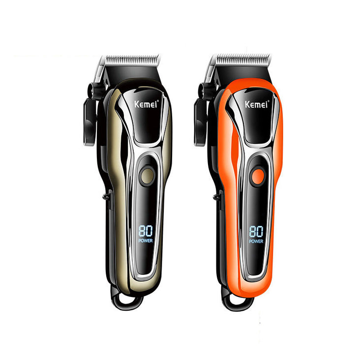 KM-1990 Pro Electric Hair Clipper | LCD Display | Salon & Barber Use