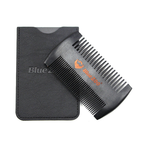 Double-Sided Pear Wood Beard Comb | Portable Men's Grooming