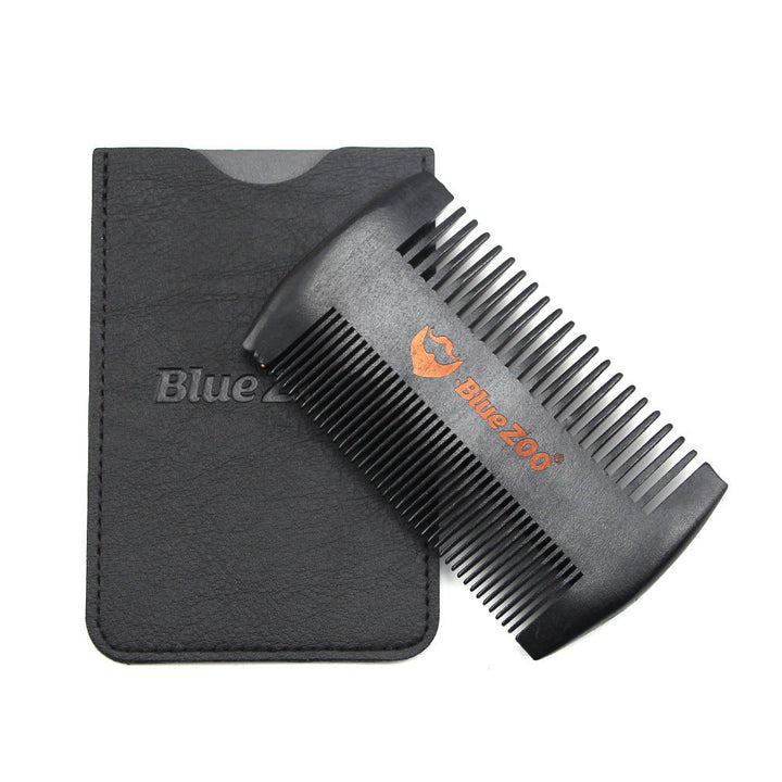 Double-Sided Pear Wood Beard Comb | Portable Men's Grooming