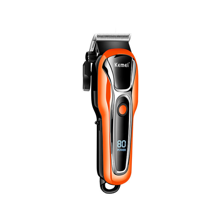 KM-1990 Pro Electric Hair Clipper | LCD Display | Salon & Barber Use