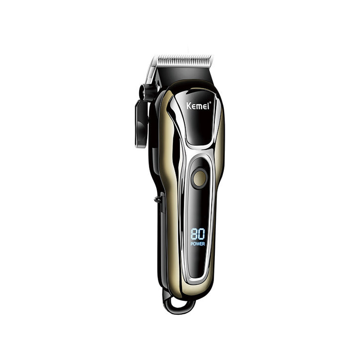 KM-1990 Pro Electric Hair Clipper | LCD Display | Salon & Barber Use